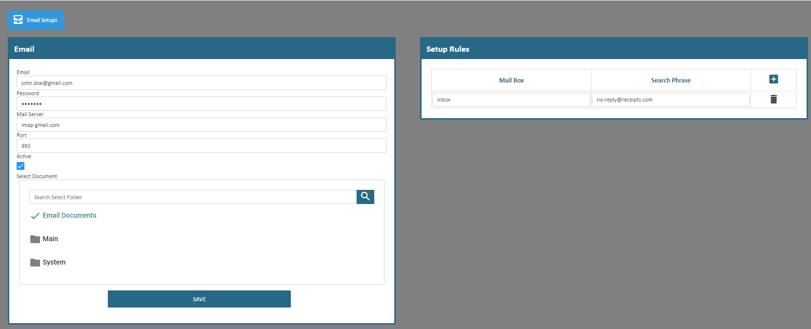 Travel Reports Filter