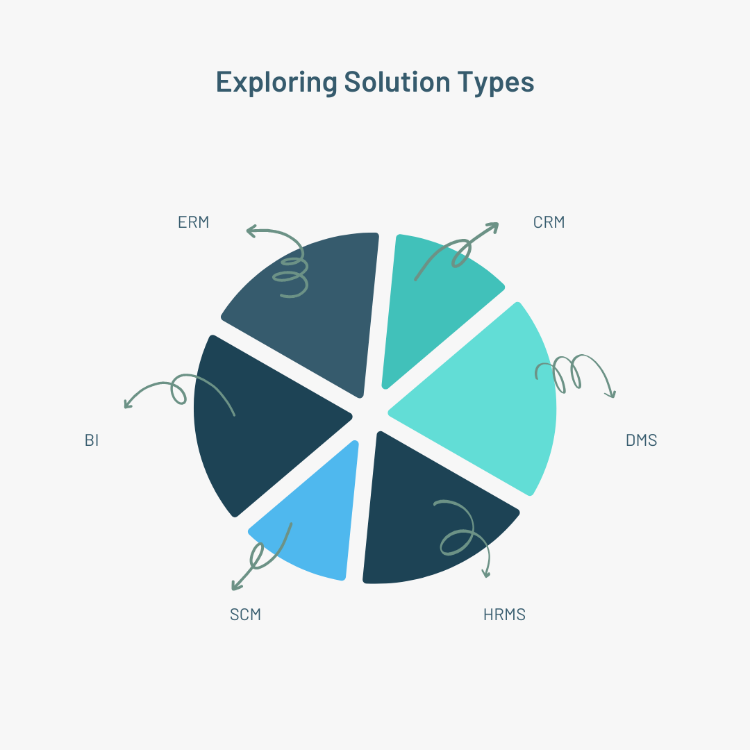 Exploring Solution Types: ERP, CRM, DMS, and Beyond