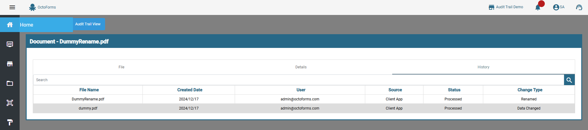 Travel Reports Filter