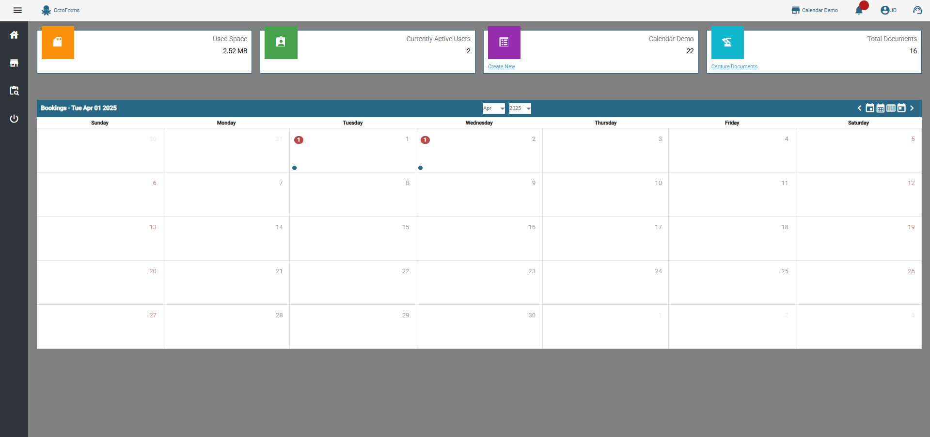 Booking Calendar