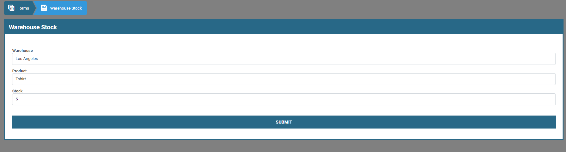 Travel Reports Filter