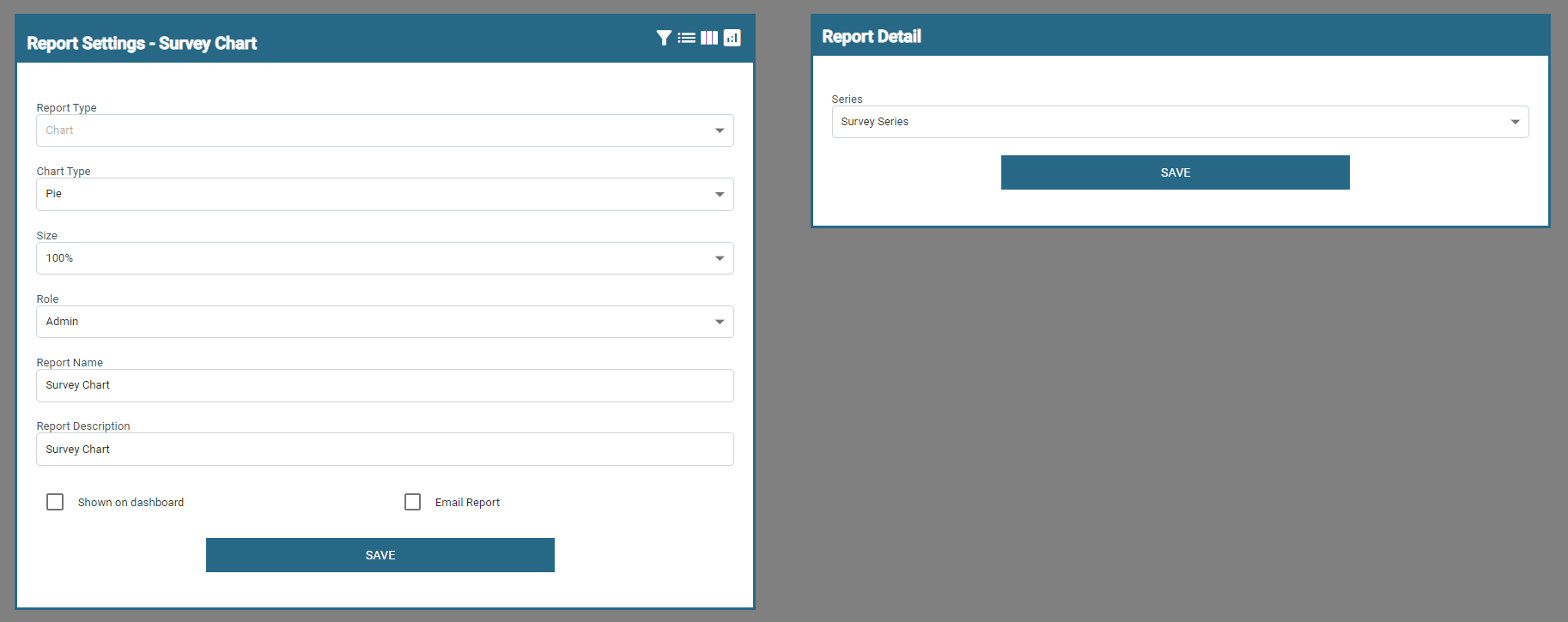 Travel Reports Filter