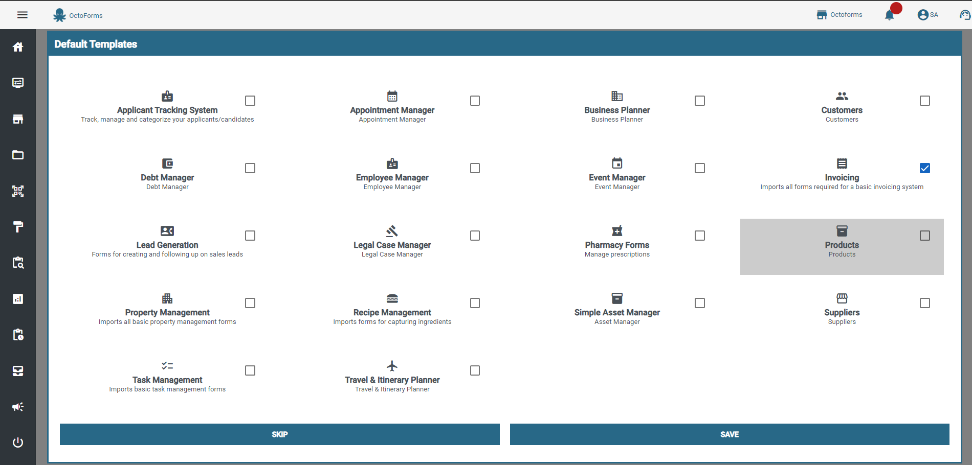 Travel Reports Filter