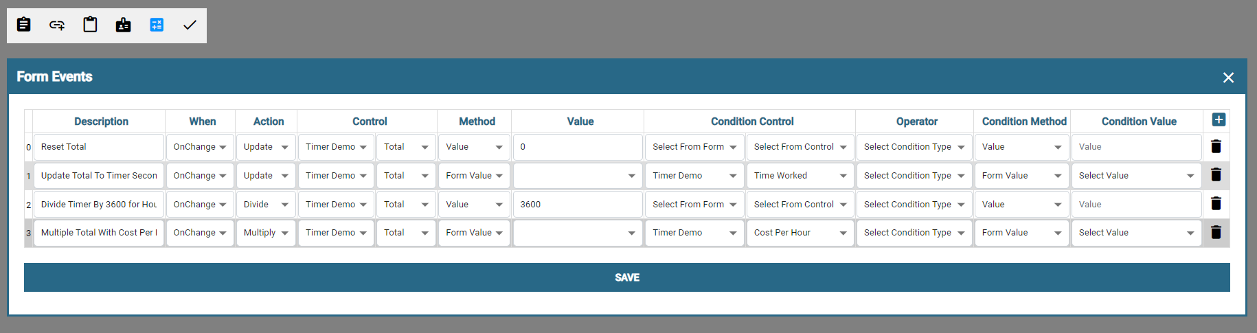 Travel Reports Filter